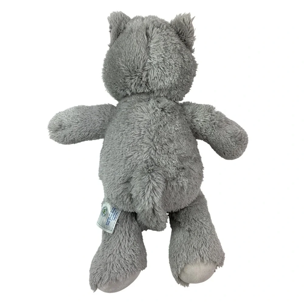 Build A Bear BAB Gray & Pink Kitty Cat Whiskers & Eyelashes 17